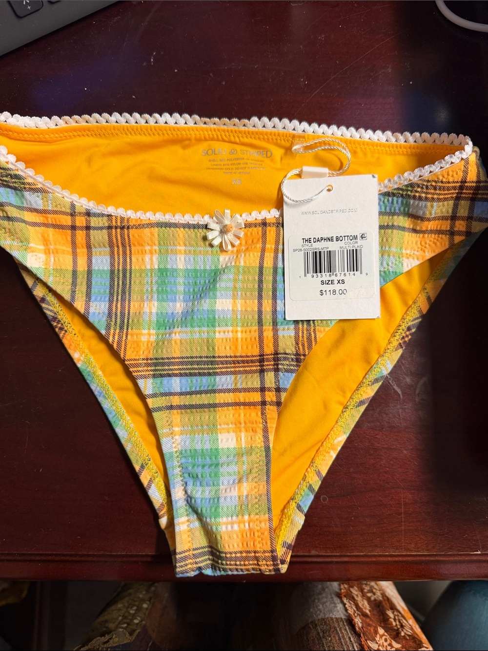 Anthropology Women’s Plaid Bikini Bottoms Subcategory